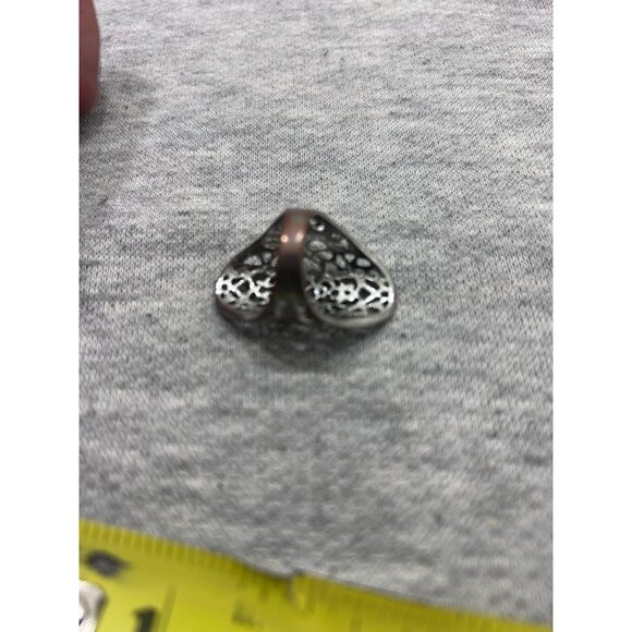 Sterling Silver Intricate Hearts & Vines Ring 925 sterling silver - Picture 6 of 6